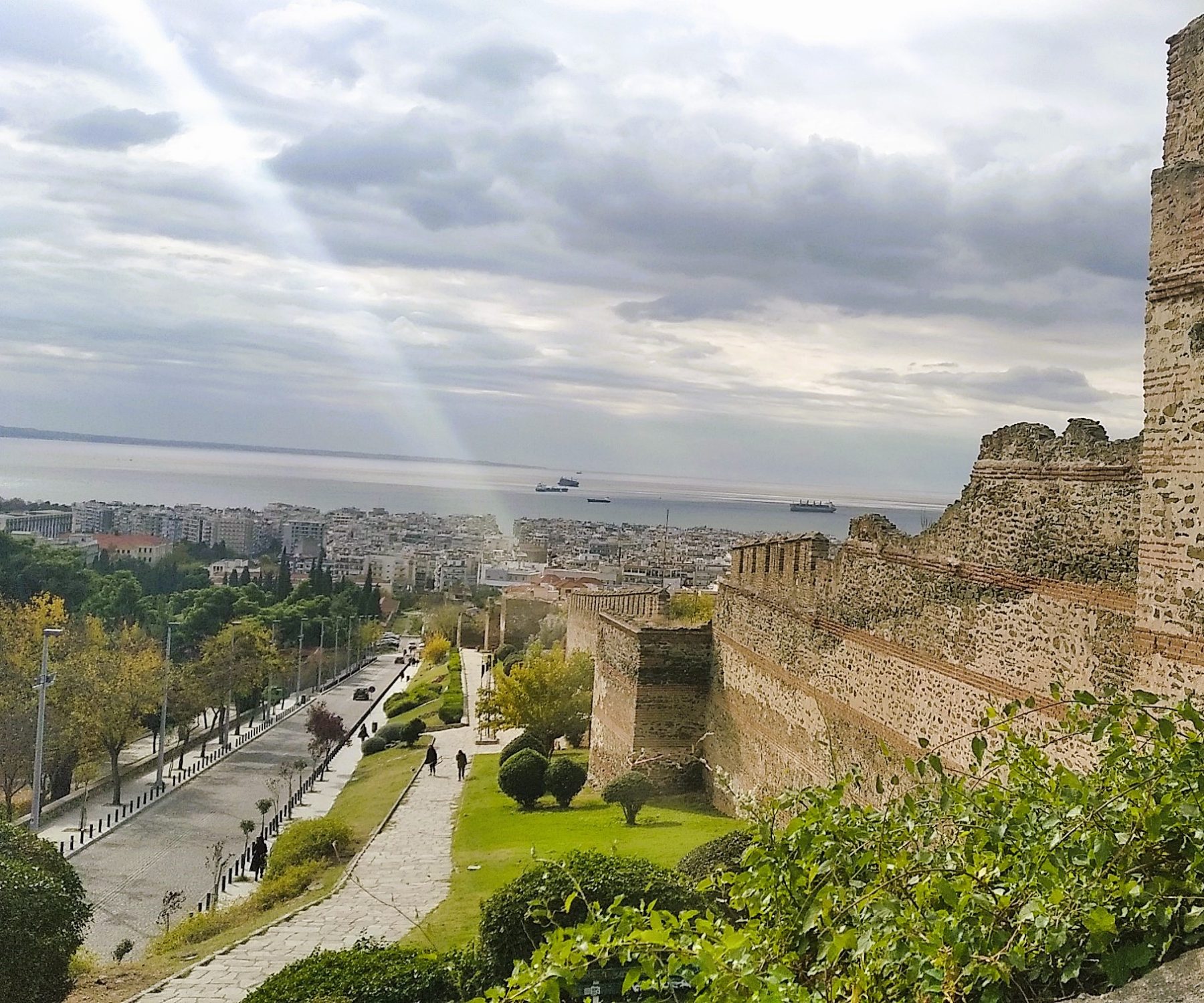 Byzantine Wall at Thessaloniki
