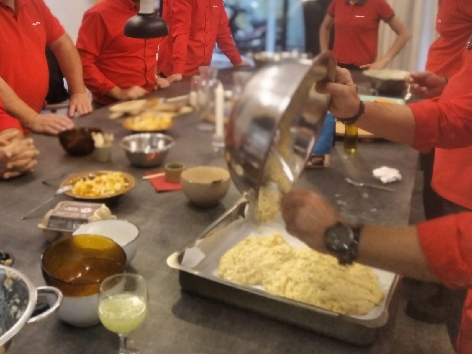 cooking class corporate event